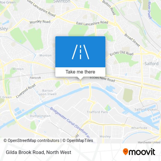 Gilda Brook Road map