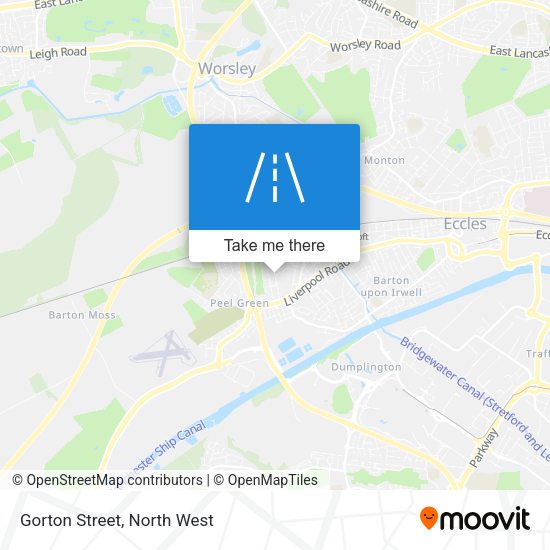 Gorton Street map
