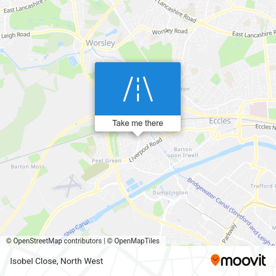 Isobel Close map