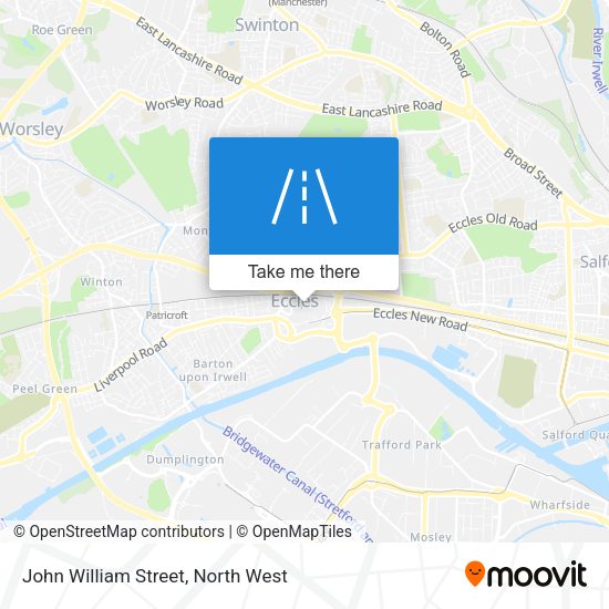 John William Street map