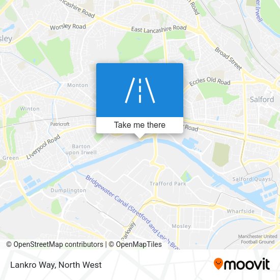 Lankro Way map