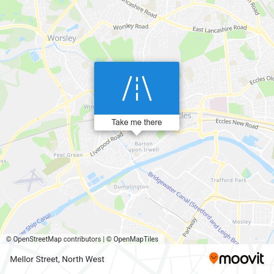 Mellor Street map