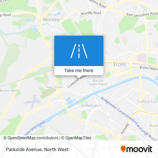 Parkside Avenue map
