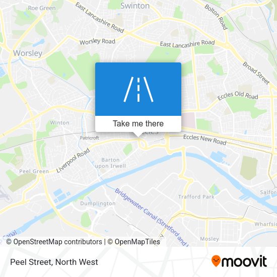 Peel Street map