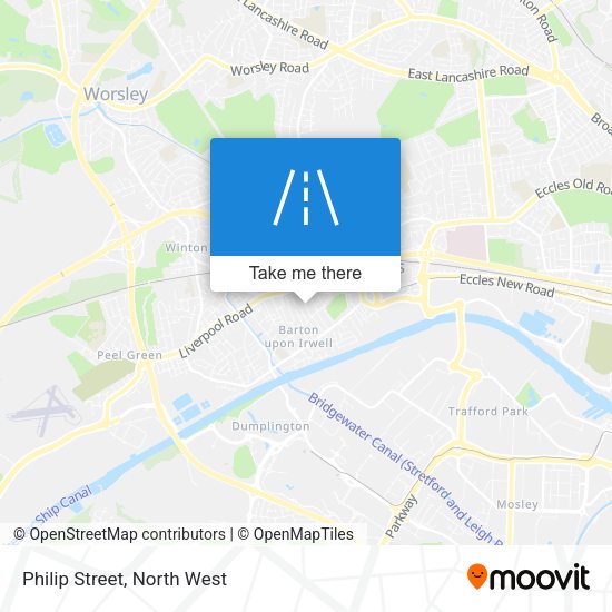 Philip Street map