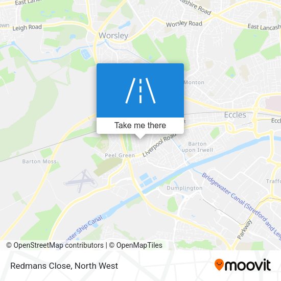 Redmans Close map