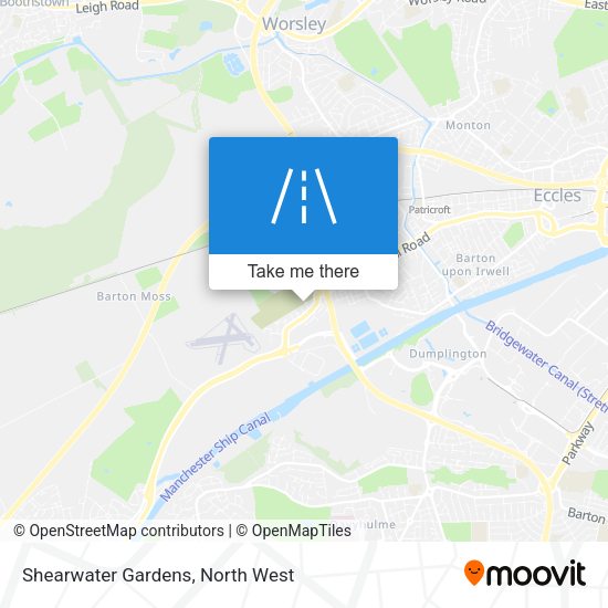 Shearwater Gardens map