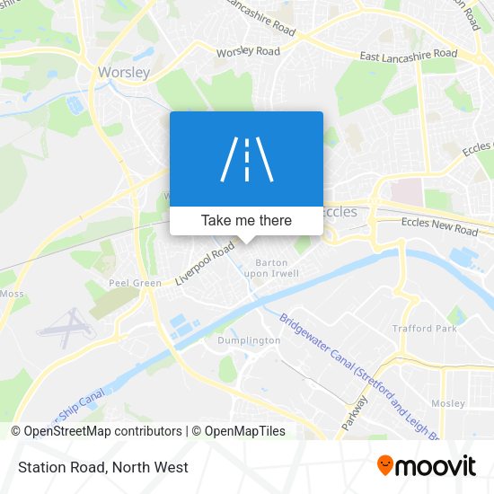 Station Road map