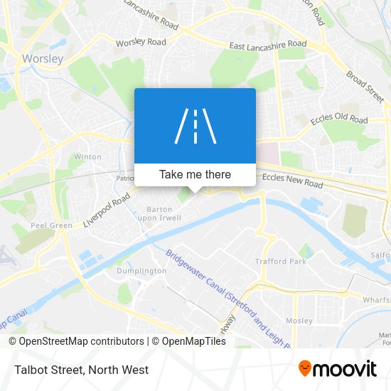 Talbot Street map