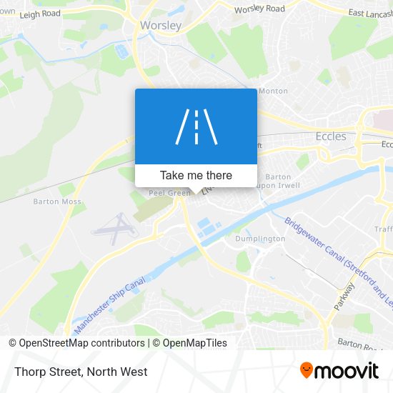 Thorp Street map