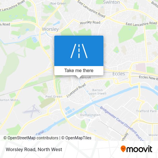 Worsley Road map