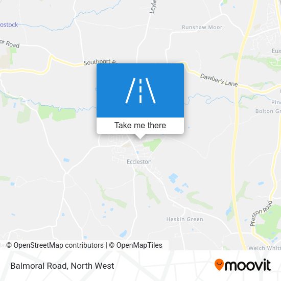 Balmoral Road map