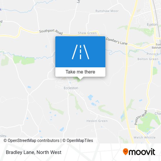 Bradley Lane map