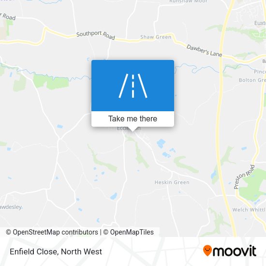 Enfield Close map
