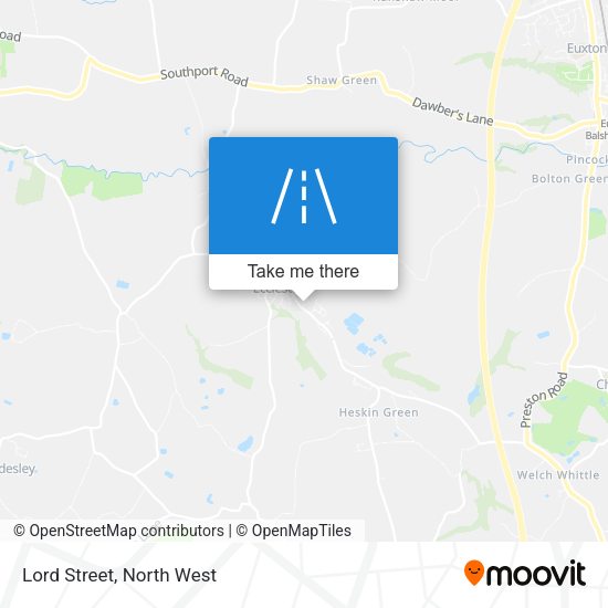 Lord Street map