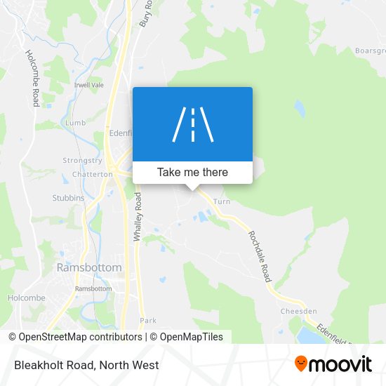 Bleakholt Road map