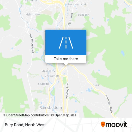 Bury Road map