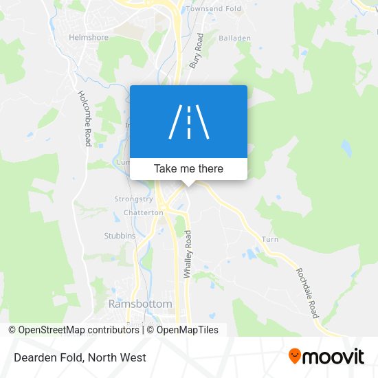 Dearden Fold map