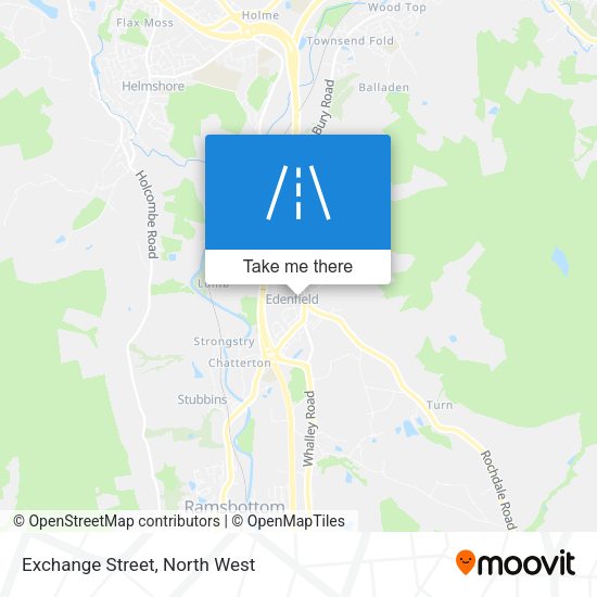 Exchange Street map