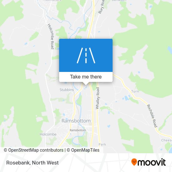 Rosebank map