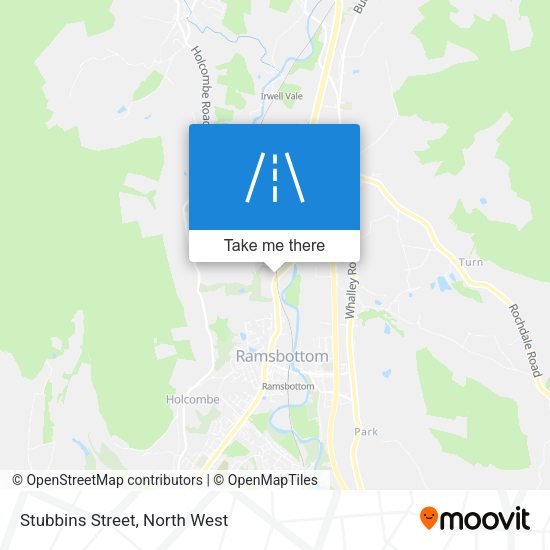 Stubbins Street map