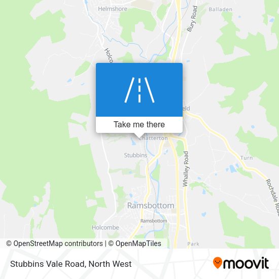 Stubbins Vale Road map