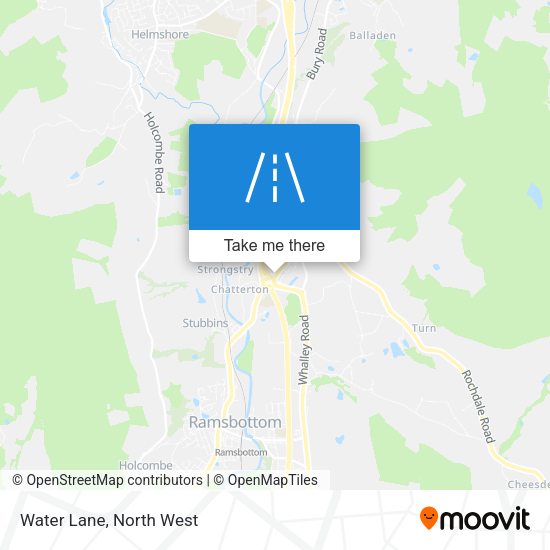 Water Lane map