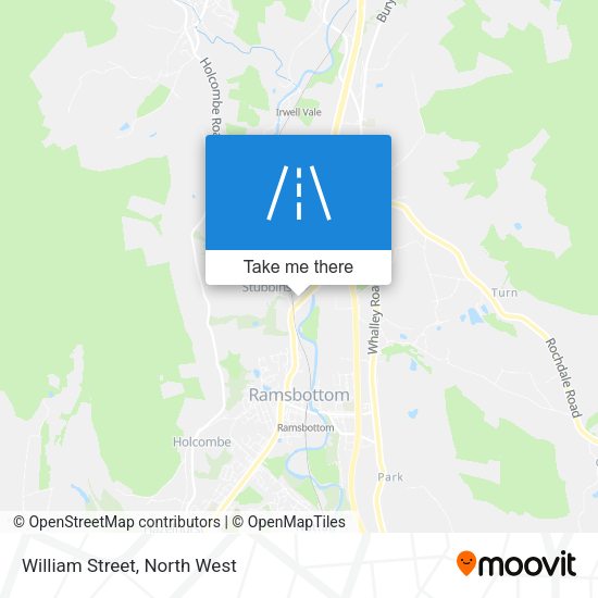 William Street map