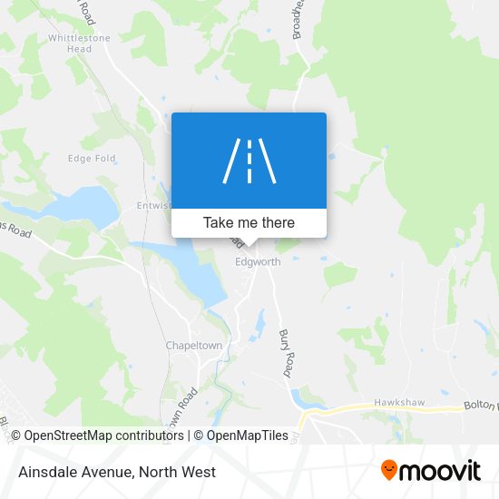 Ainsdale Avenue map