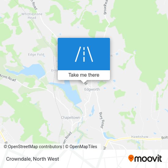 Crowndale map