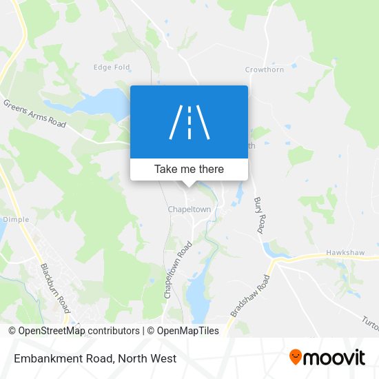 Embankment Road map