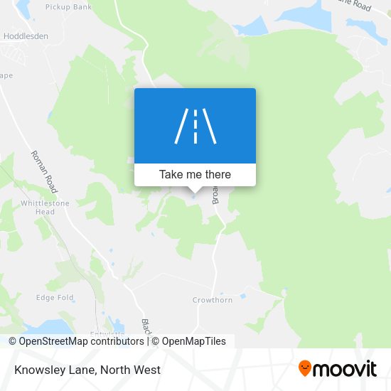 Knowsley Lane map
