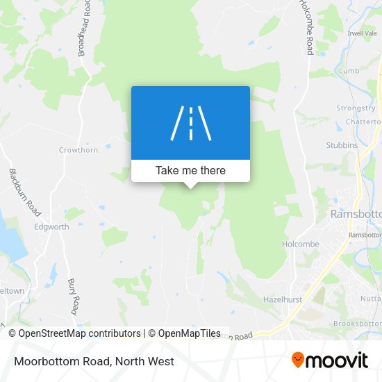 Moorbottom Road map