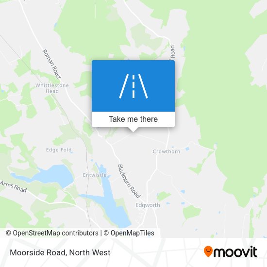 Moorside Road map