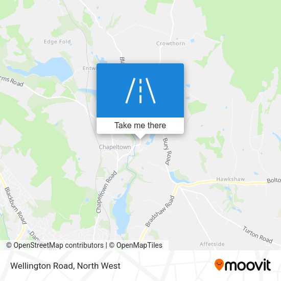 Wellington Road map