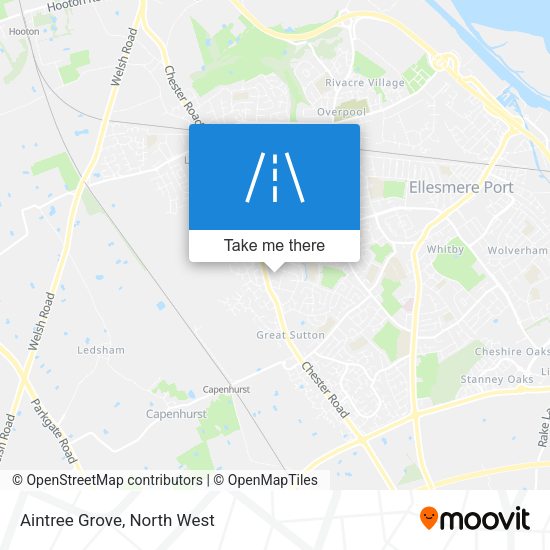 Aintree Grove map
