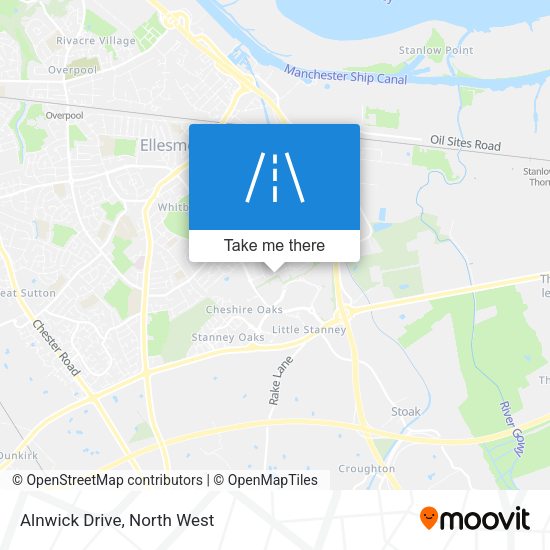 Alnwick Drive map