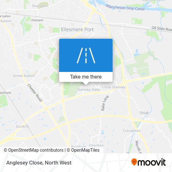 Anglesey Close map