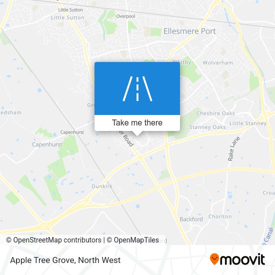 Apple Tree Grove map