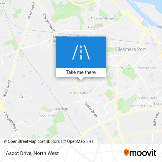 Ascot Drive map
