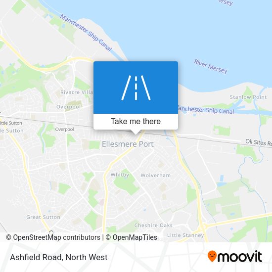 Ashfield Road map