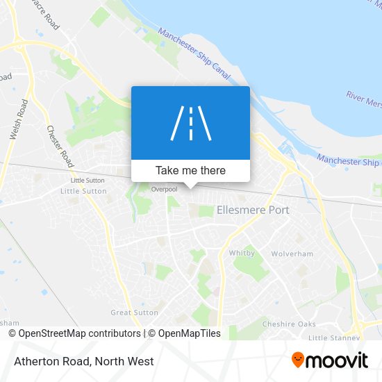 Atherton Road map