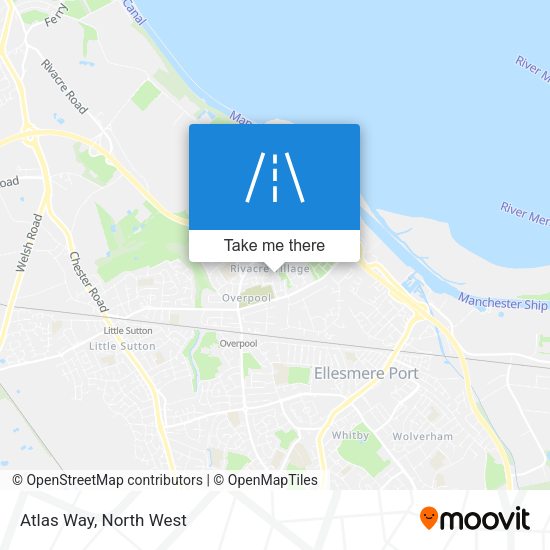 Atlas Way map