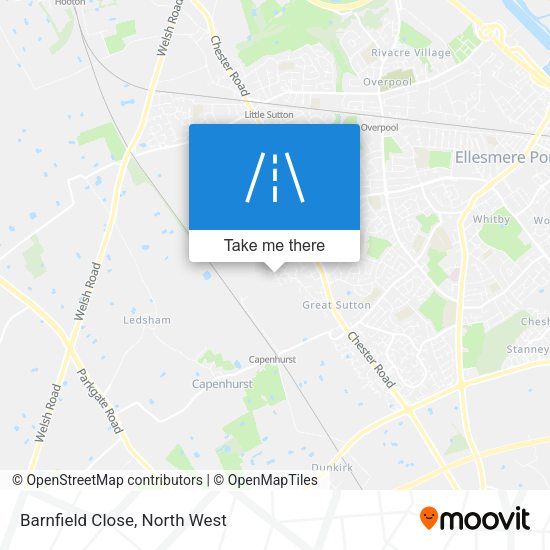 Barnfield Close map