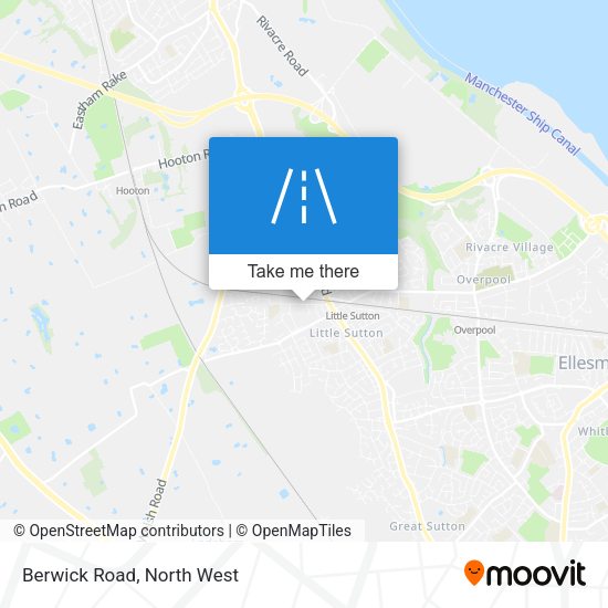 Berwick Road map