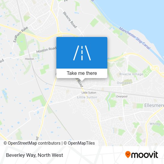 Beverley Way map