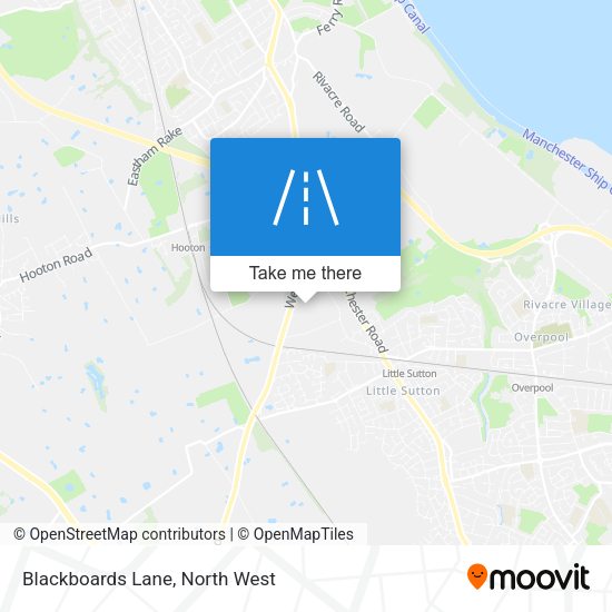 Blackboards Lane map