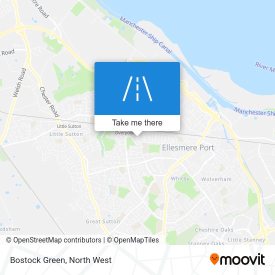 Bostock Green map