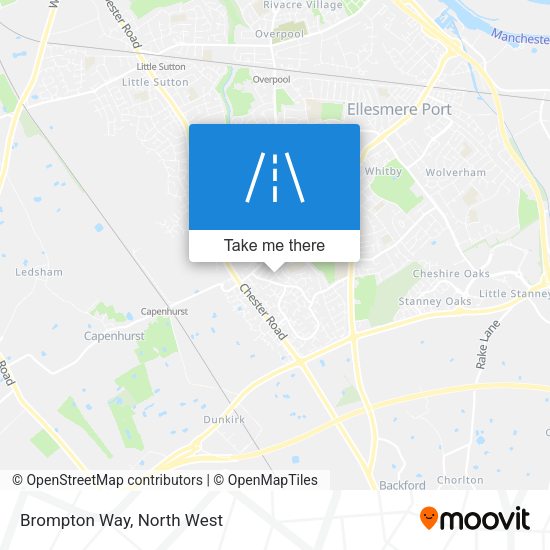 Brompton Way map