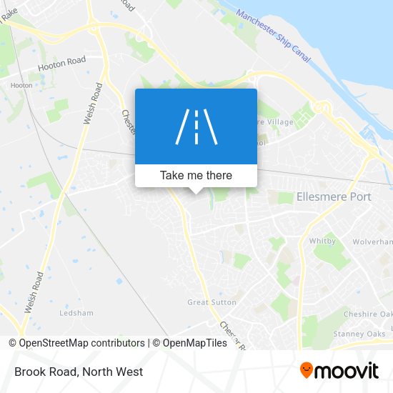 Brook Road map
